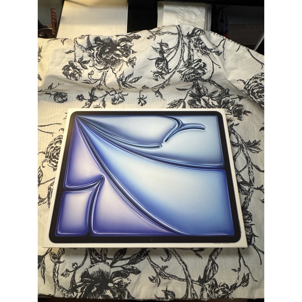 Apple iPad Air 13 in M3 Blue EMPTY BOX Model A3268 Inserts Included